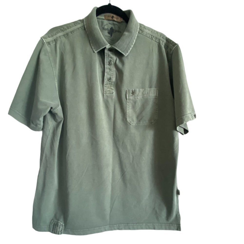 MARLBOROUGH CLASSICS Vintage Men's Polo Shirt Short Sleeves Green Size 54